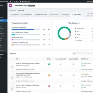 WordPress SEO Setup with Rank Math or Yoast
