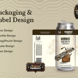 Packaging Label Design for Product