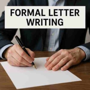 Formal Letter Writing
