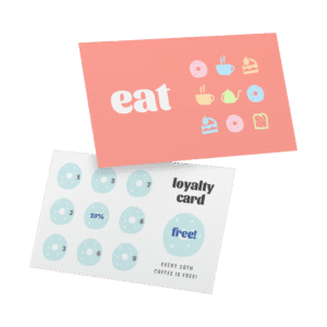 Stamp Card For Restaurant Design