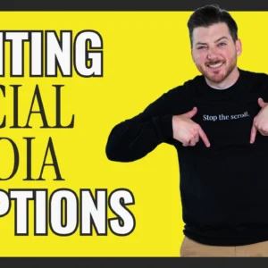 Social Media Caption Writing 20 Captions