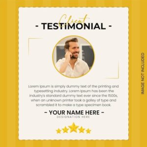 Customer Testimonial Quote Graphic