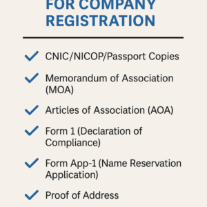 Business Registration & SECP Documentation