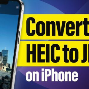 HEIC iPhone Photos to JPG Conversion