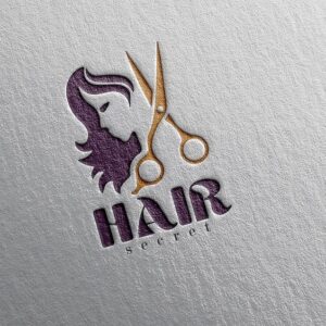 Beauty Salon & Barber Shop Logo Design