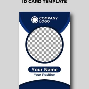 Professional Employee ID Card Design
